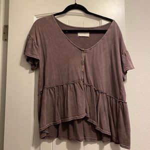 cute little blouse from lucky brand, size large, never been worn
